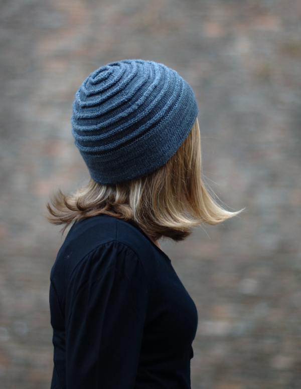 Sumner beanie Hat with circles knitting pattern