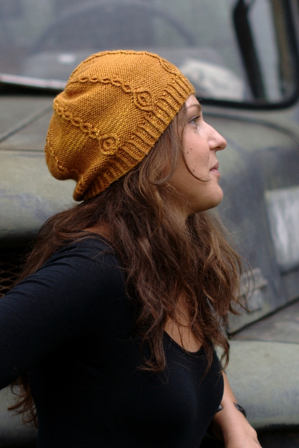 River Run Slouchy Cable Beret