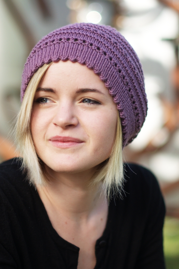 Tebe Slouchy Hat hand knitting pattern