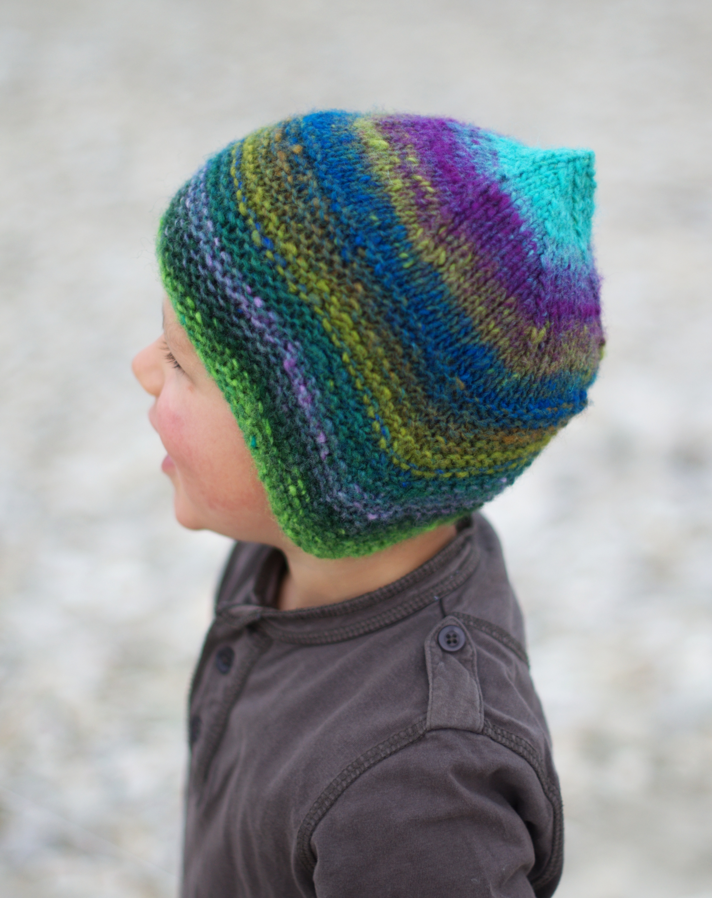 Quynn childs chullo pixie Hat knitting pattern