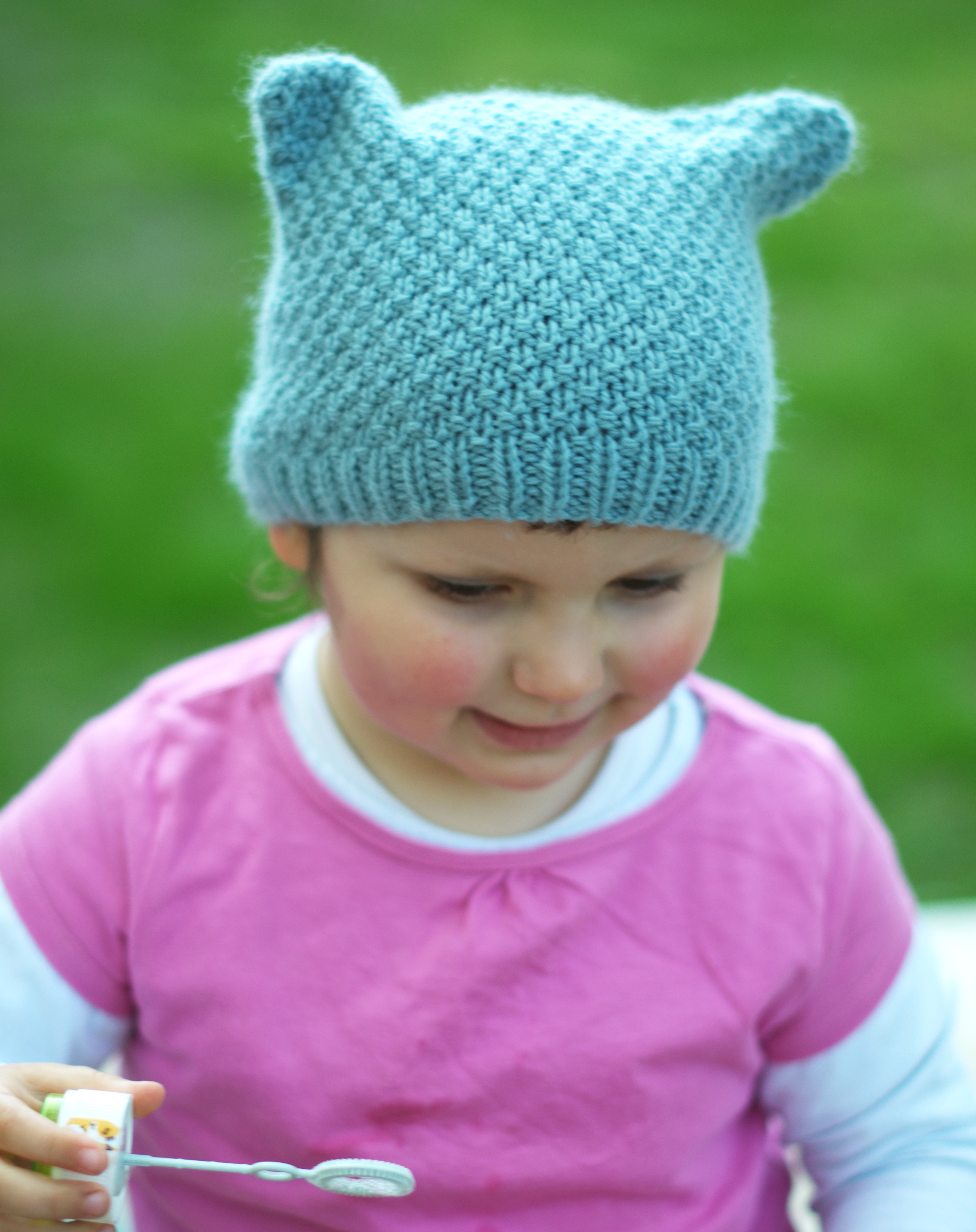 Ruskin childs Hat hand knitting pattern