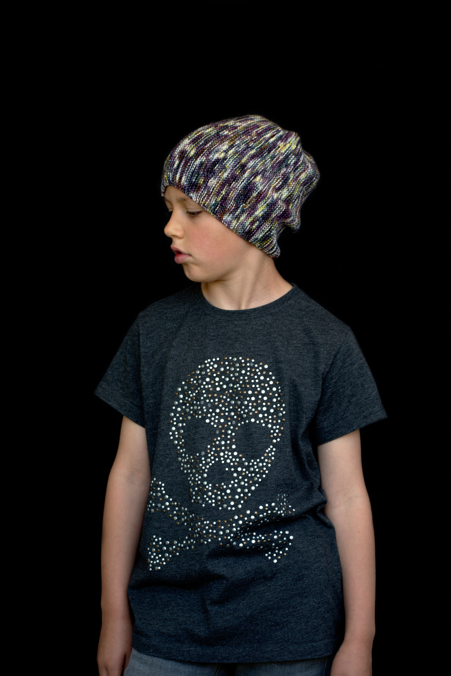 Kelvinside hand knitting pattern for a slouchy Hat