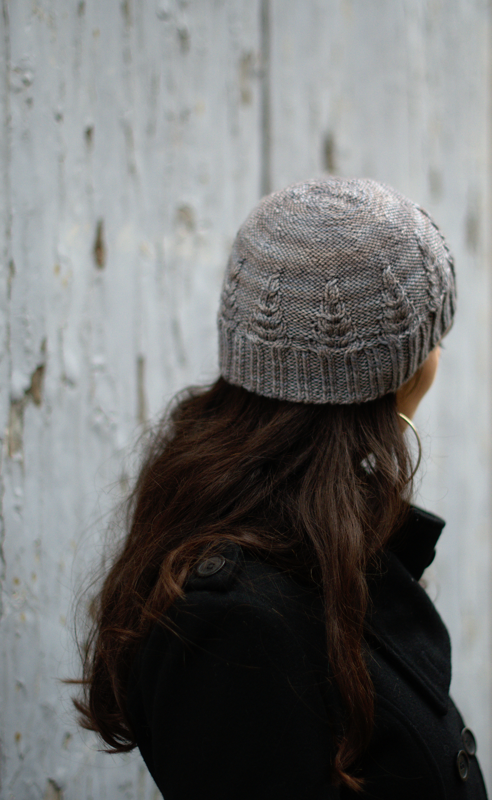 Armley Beanie hand knitting pattern for DK weight yarn