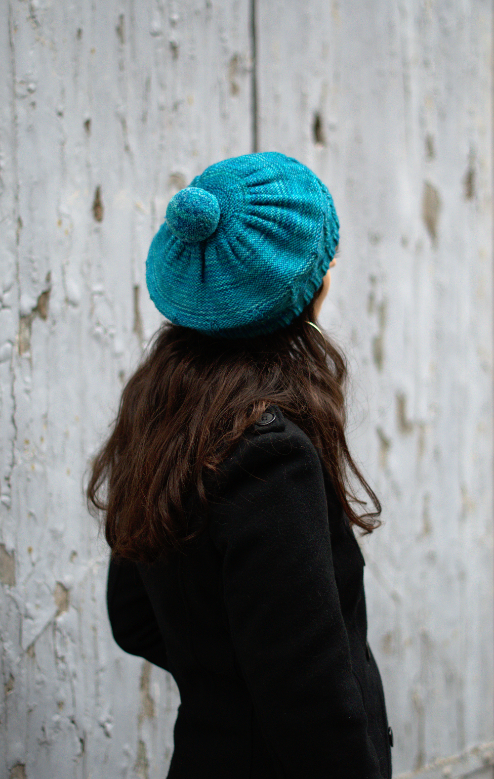 Armley Beret hand knitting pattern for DK weight yarn