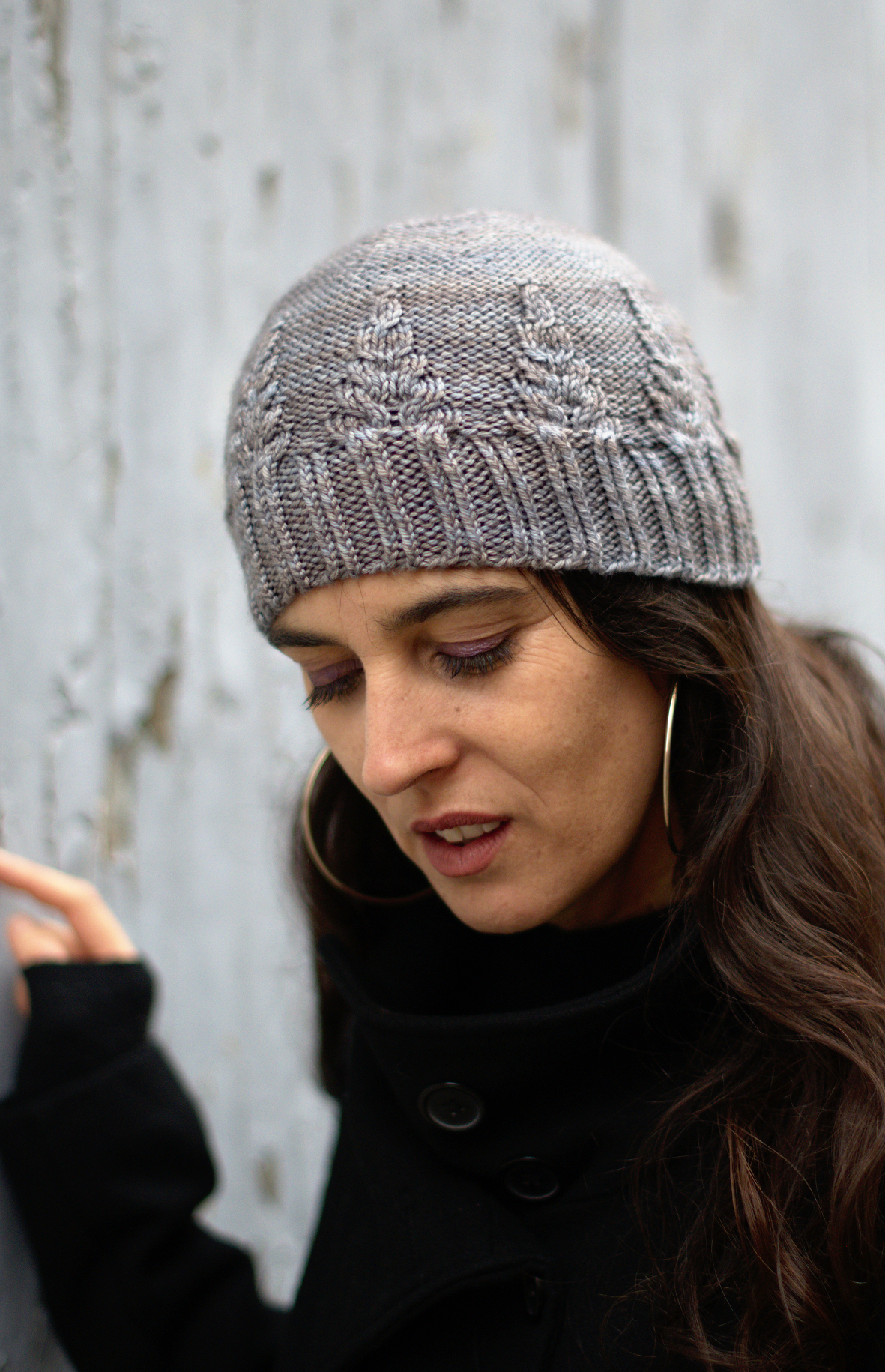 Armley Beanie hand knitting pattern for DK weight yarn