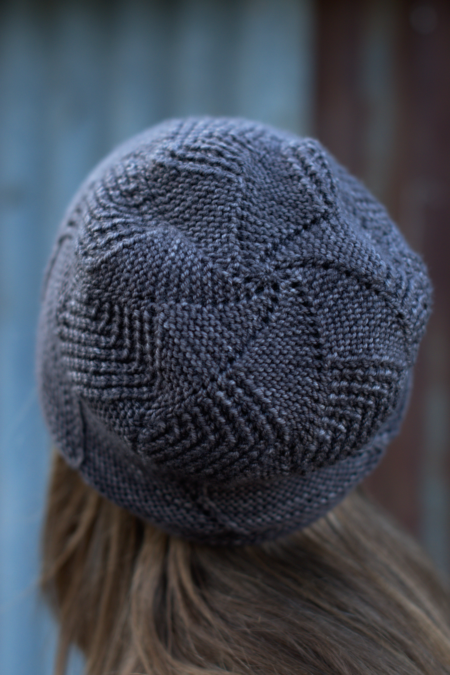 Sette Vele top down slouchy Hat hand knitting pattern