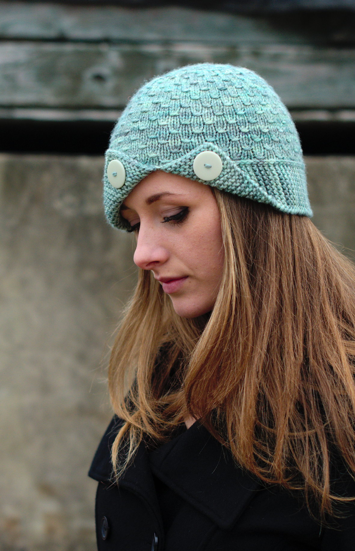 Campello hand knit cloche Hat knitting pattern