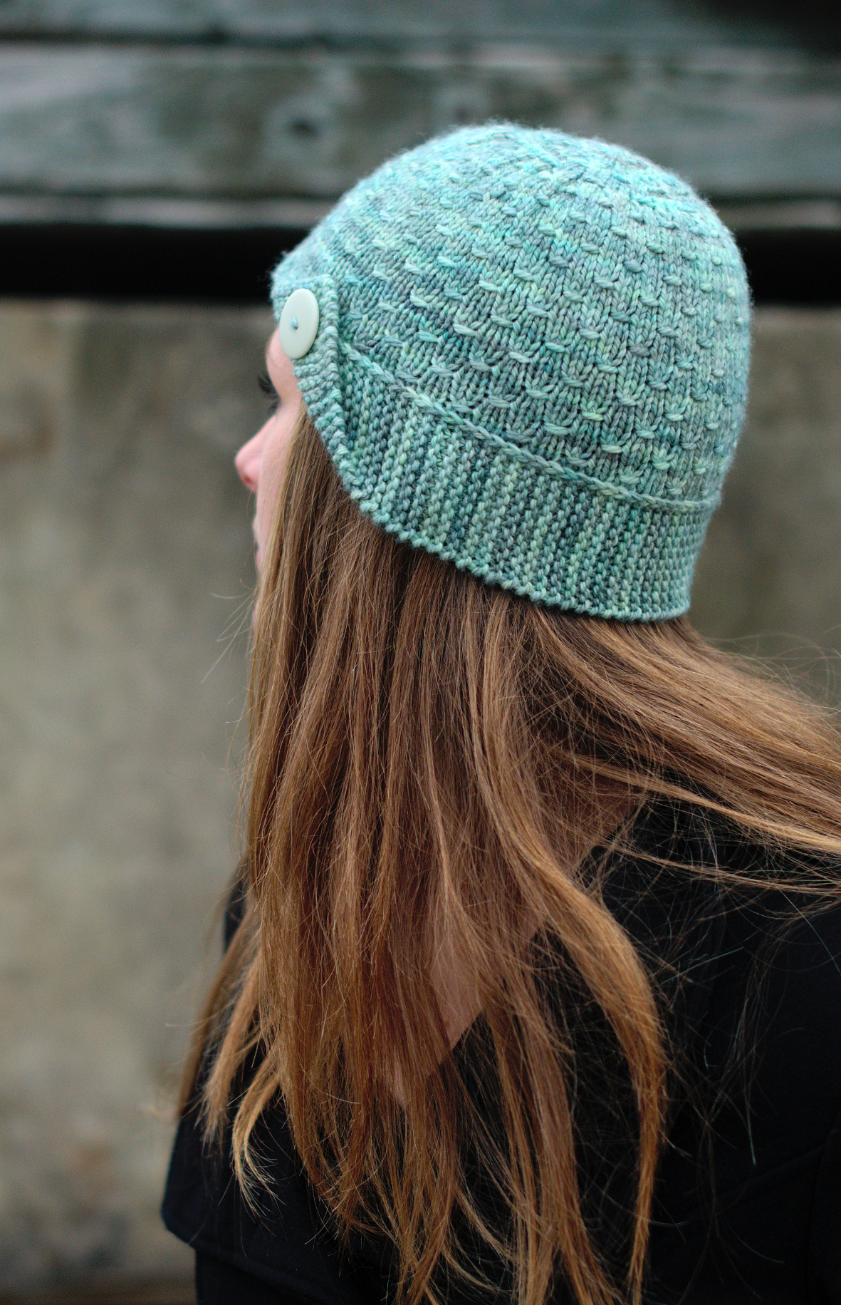 Campello hand knit cloche Hat knitting pattern
