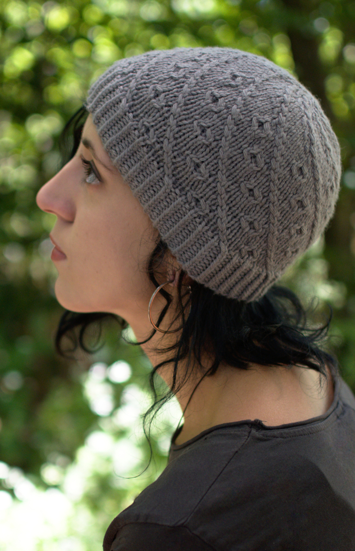 Pebbles hand knitting Hat pattern for beanie and slouch