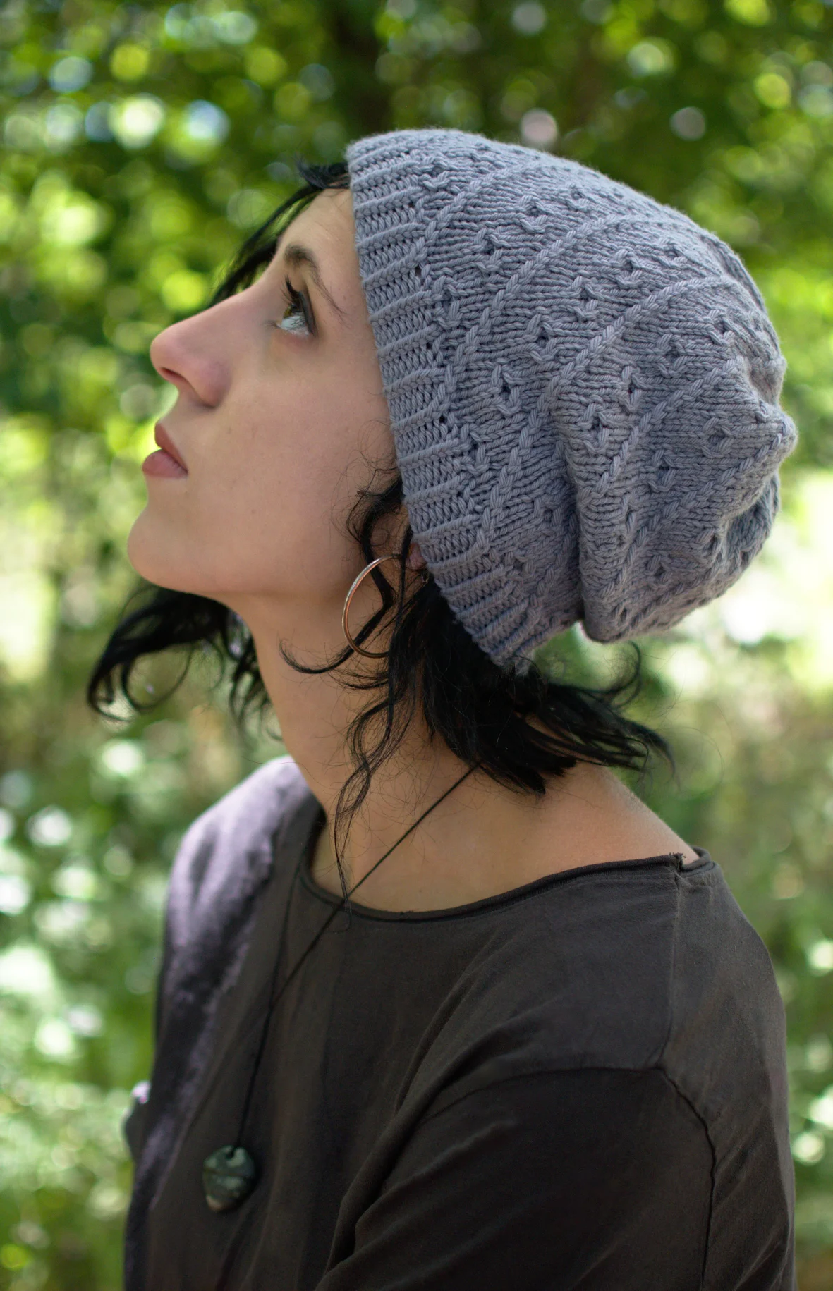 aran wool hat knitting pattern