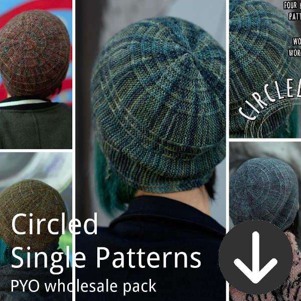 print your own wholesale pack from Woolly Wormhead for circled single patterns
