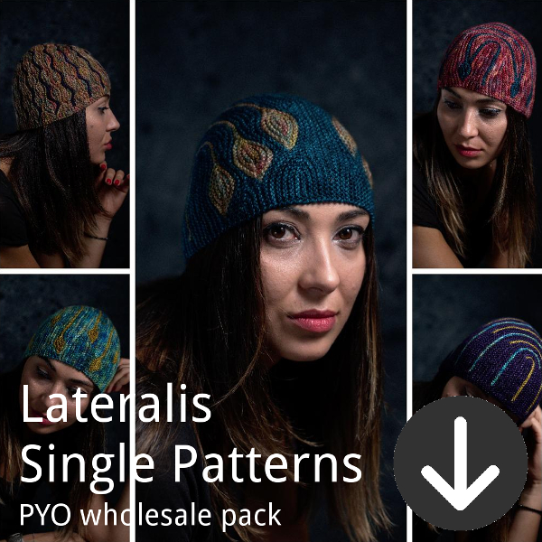 print your own wholesale pack from Woolly Wormhead for Lateralis single patterns