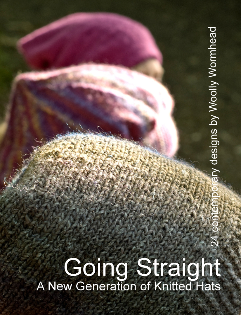 Going Straight eBook featuring 24 sideways knit hats