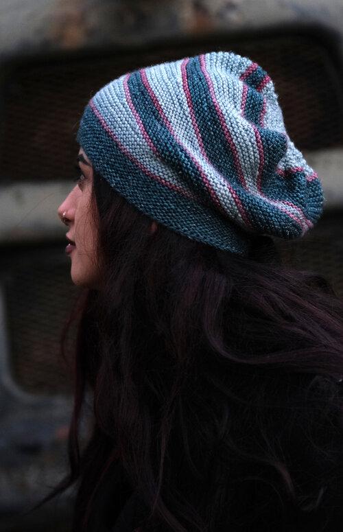 Hat Knitting Patterns Designed For Hand Dyed Hand Painted
