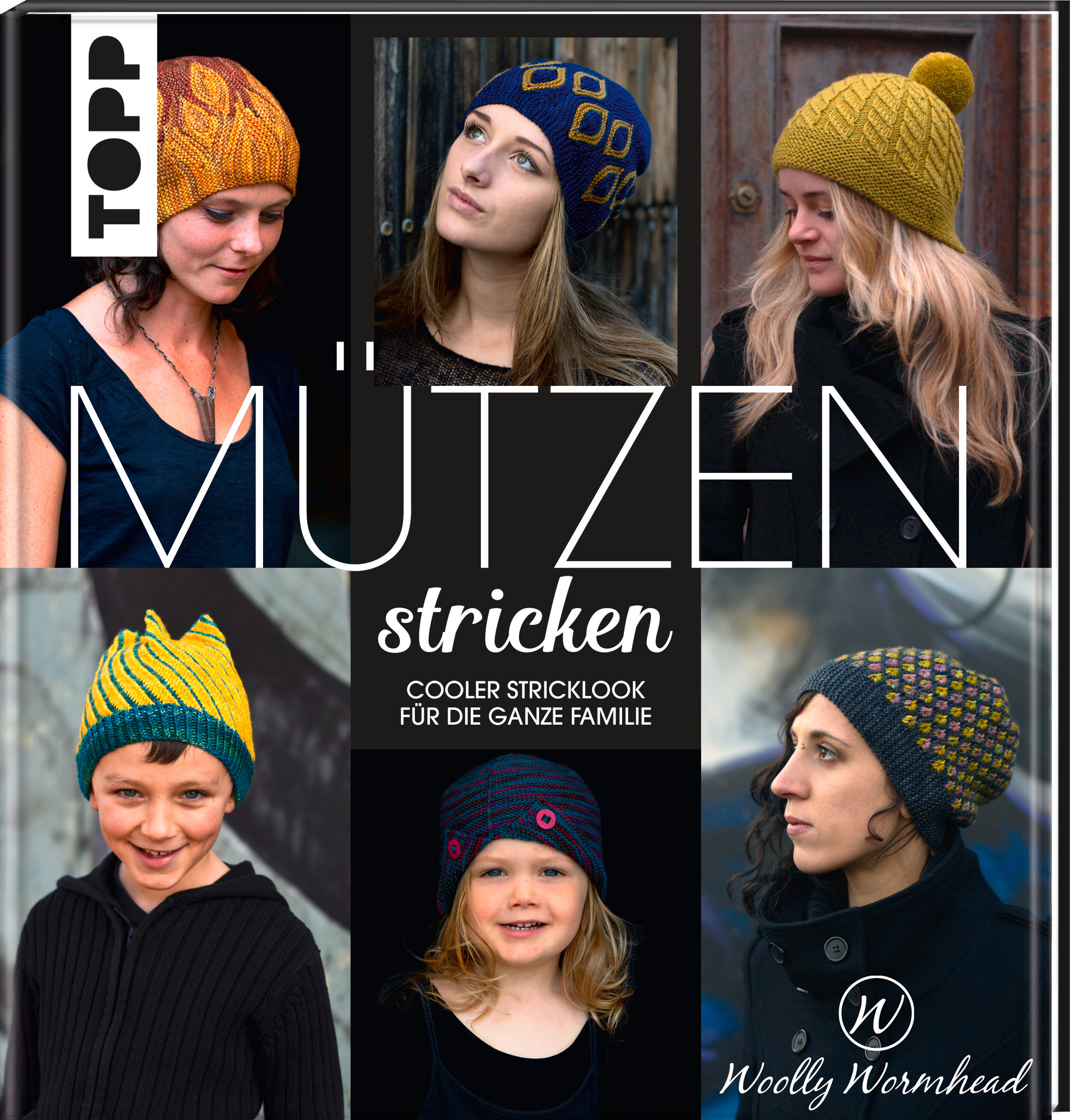 Mützen Stricken  Cooler Stricklook für die ganze Familie