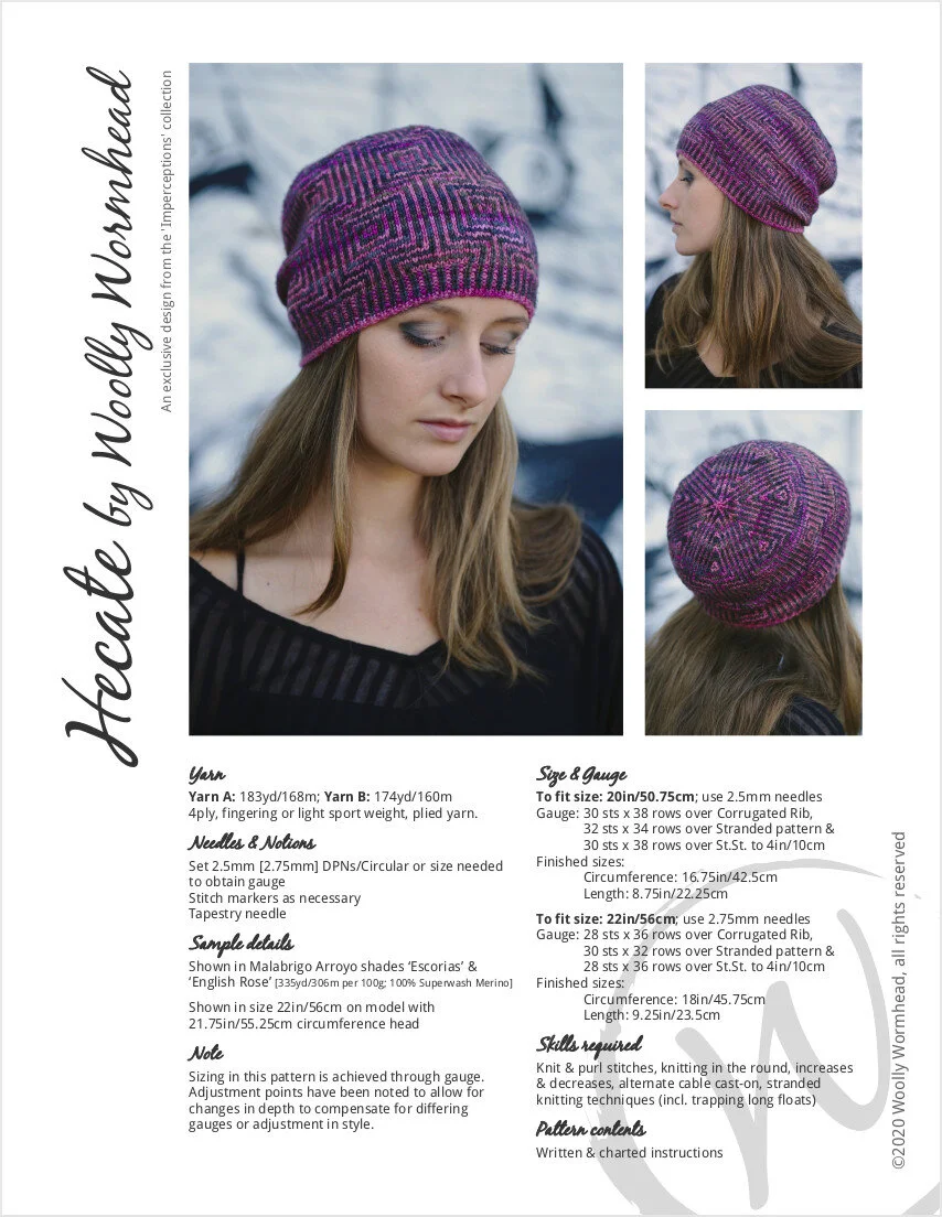 woolly wormhead patterns