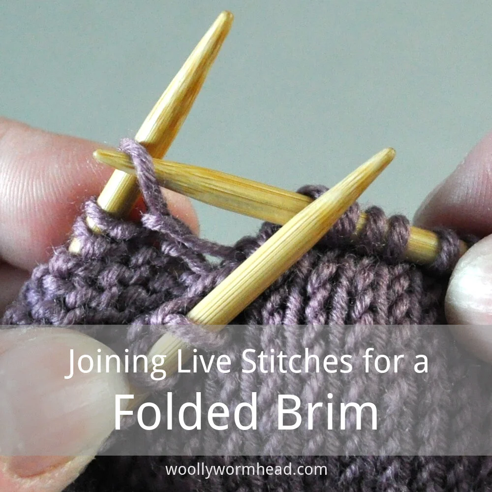 Joining Live Stitches — Woolly Wormhead