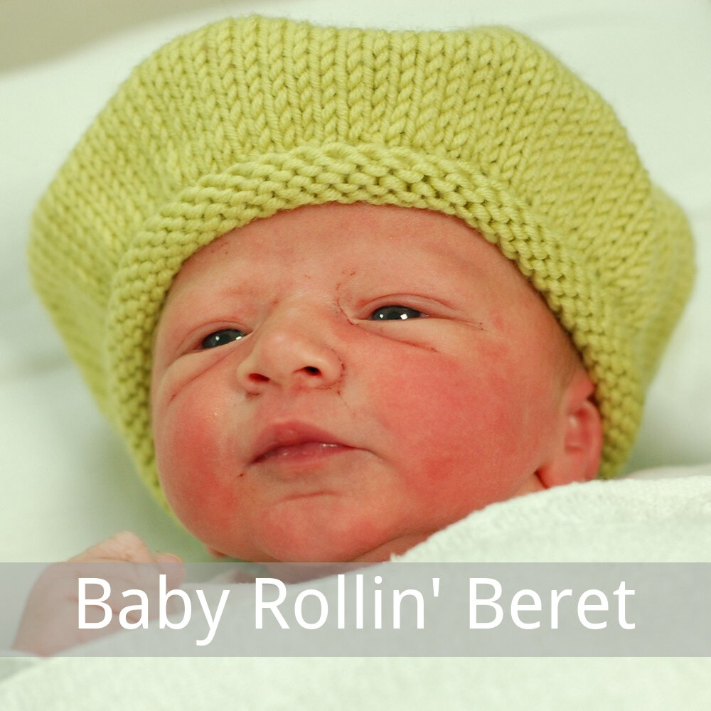 Bay Rollin' Beret free knitting pattern