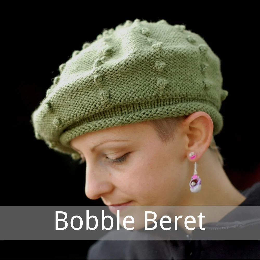 Bobble Beret free knitting pattern