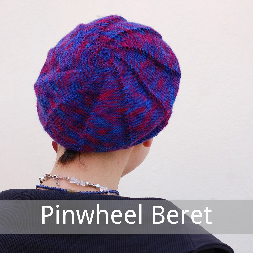 Pinwheel Beret free knitting pattern