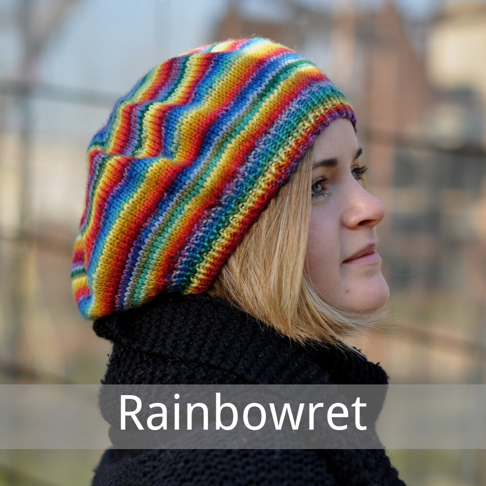 Rainbowret free knitting pattern