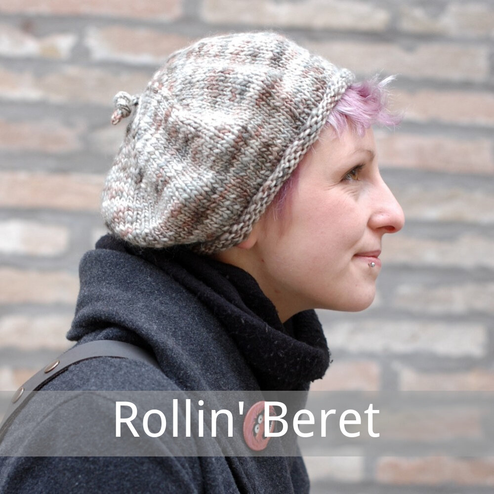 Rollin' Beret free knitting pattern