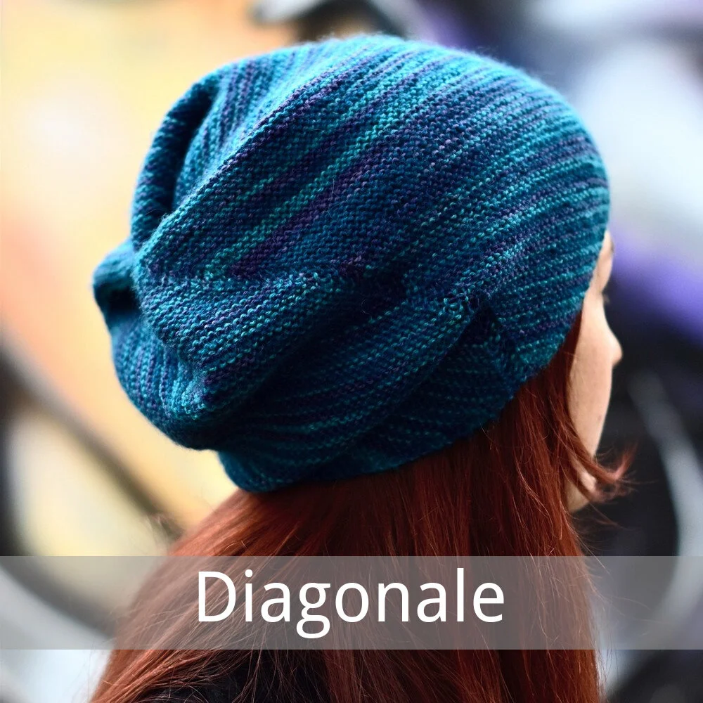 Diagonale free knitting pattern