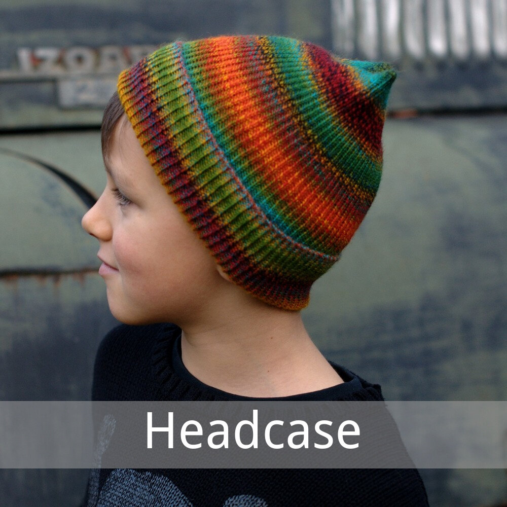 Headcase free knitting pattern