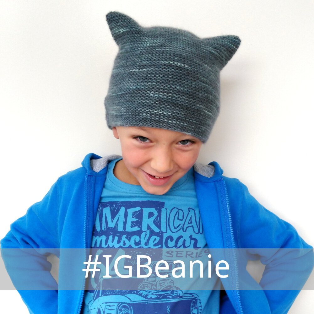 IG Beanie free knitting pattern