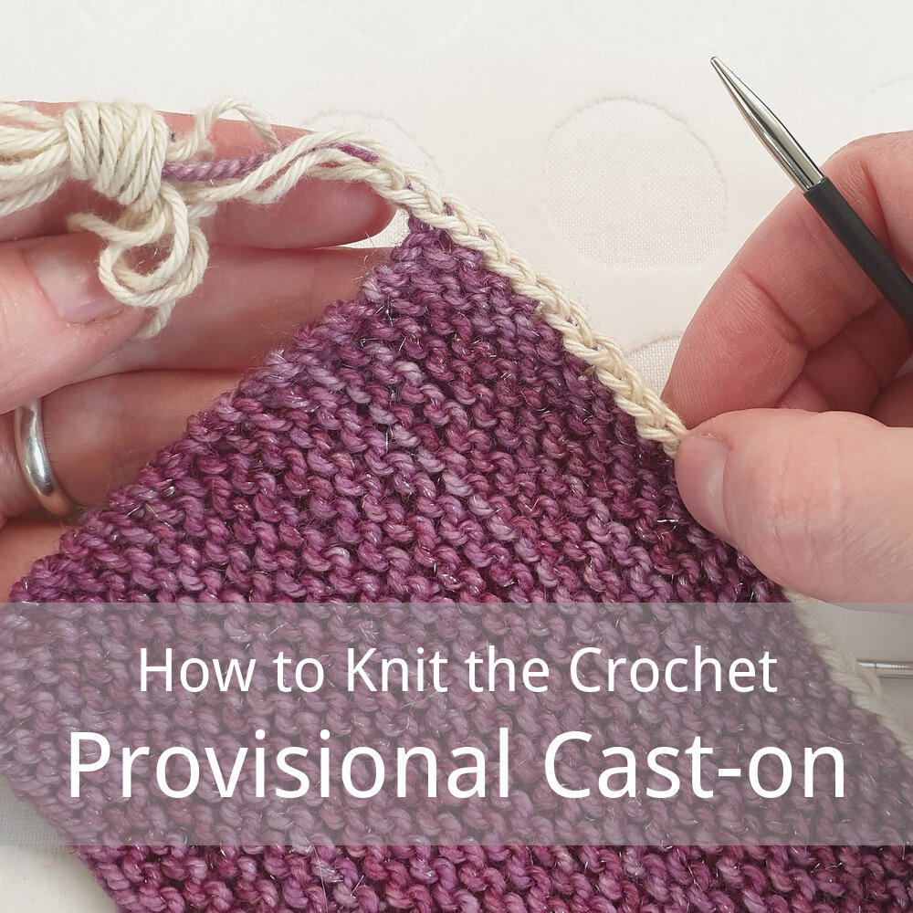 free tutorial for the crochet provisional cast-on