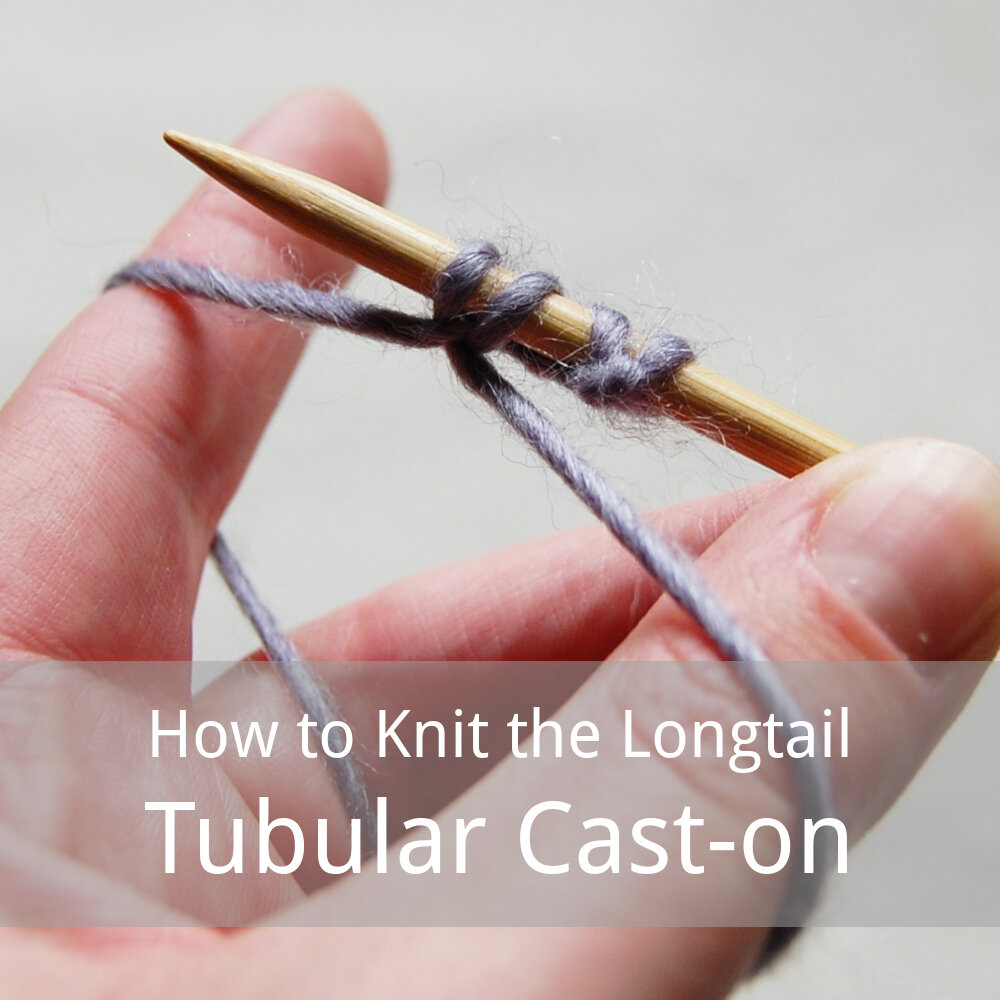 free tutorial for the long tail tubular cast-on