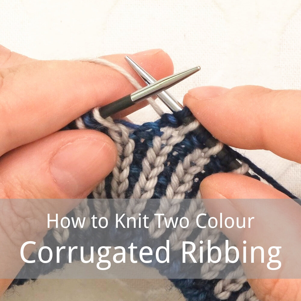 free tutorial for corrugated ribbing