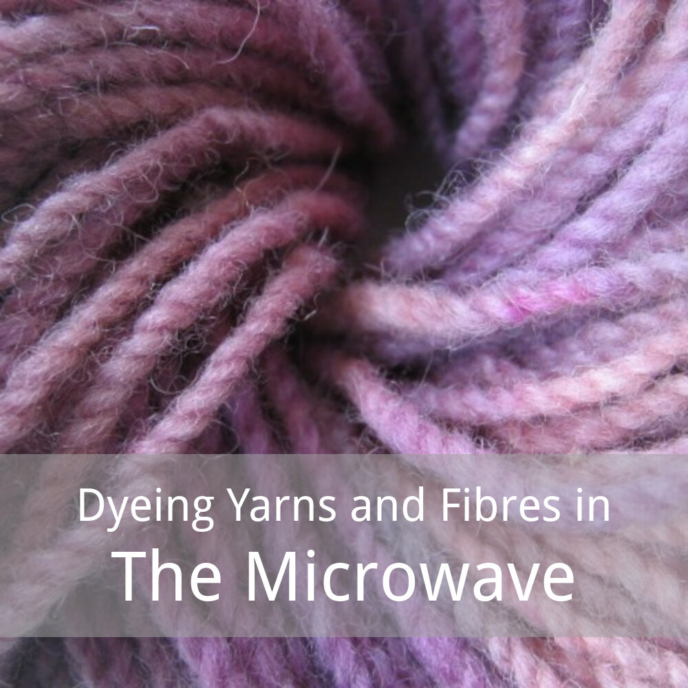 free tutorial for dyeing yarns in the microwave