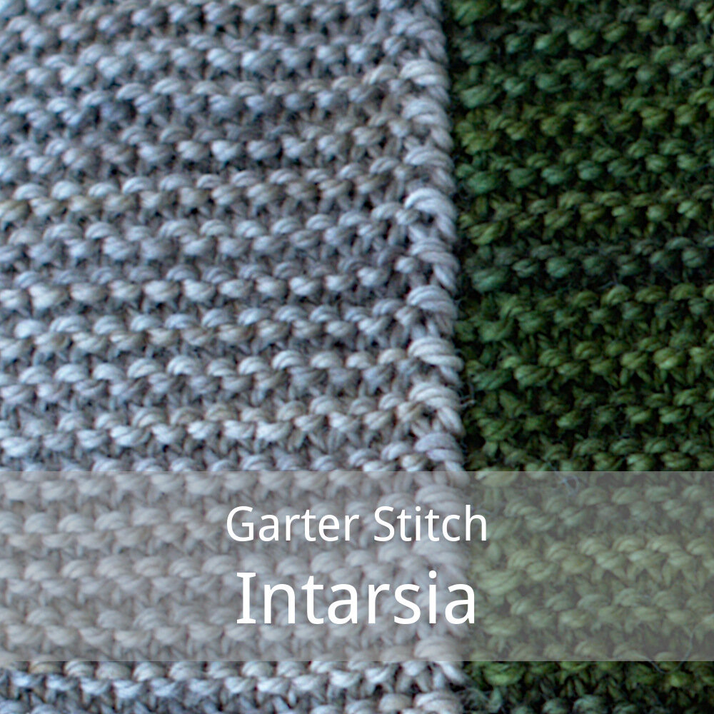 free video tutorials for garter stitch intarsia