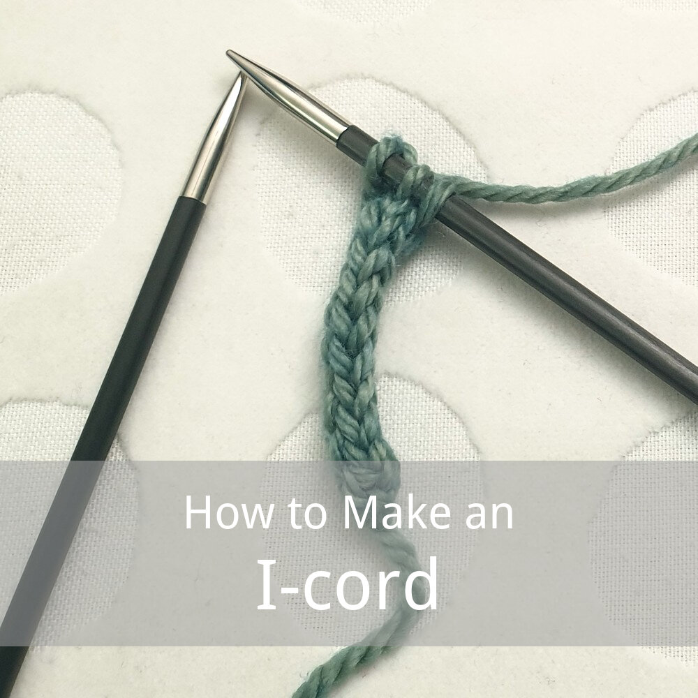 free tutorial for how to make an i-cord