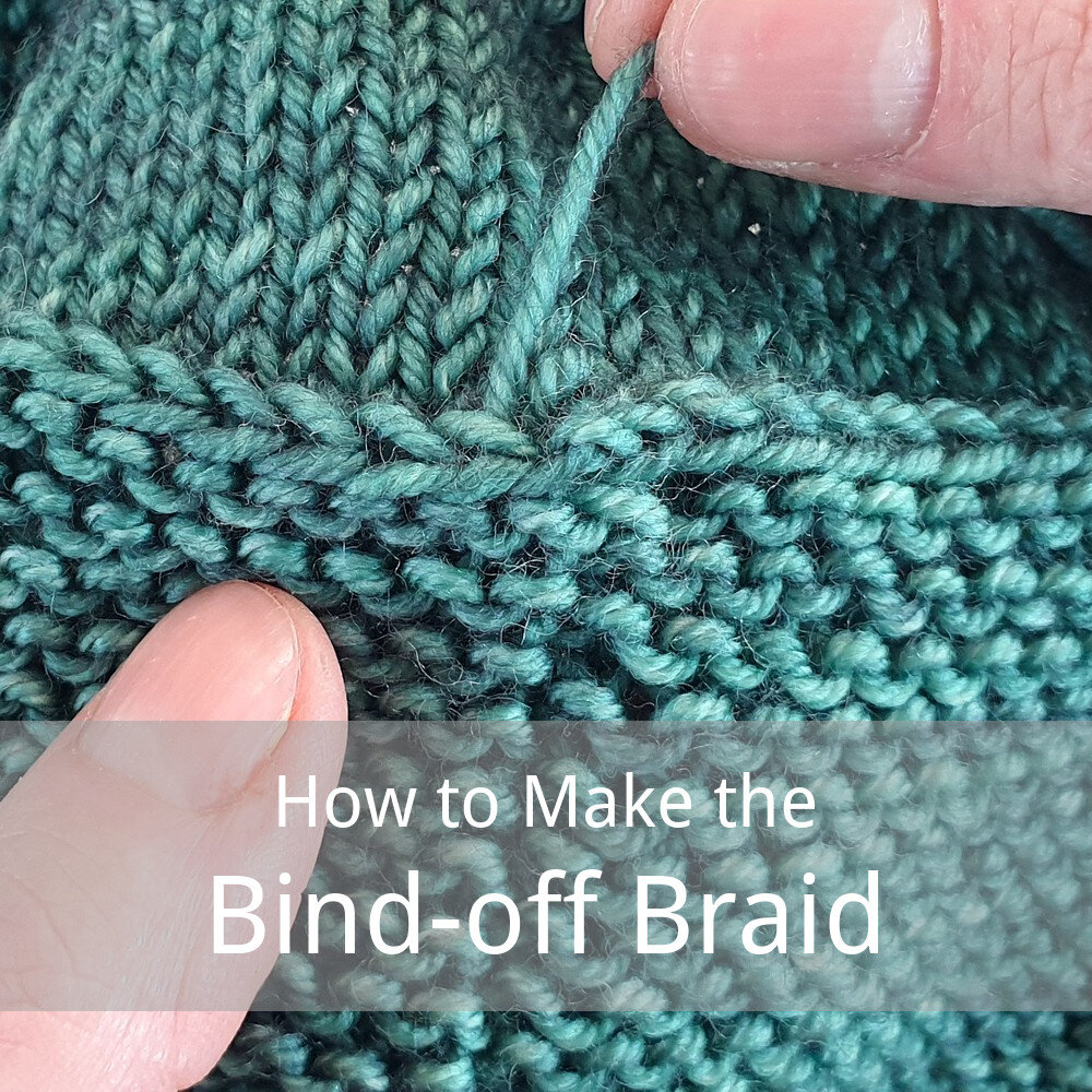 free tutorial on how to make a bind-off braid