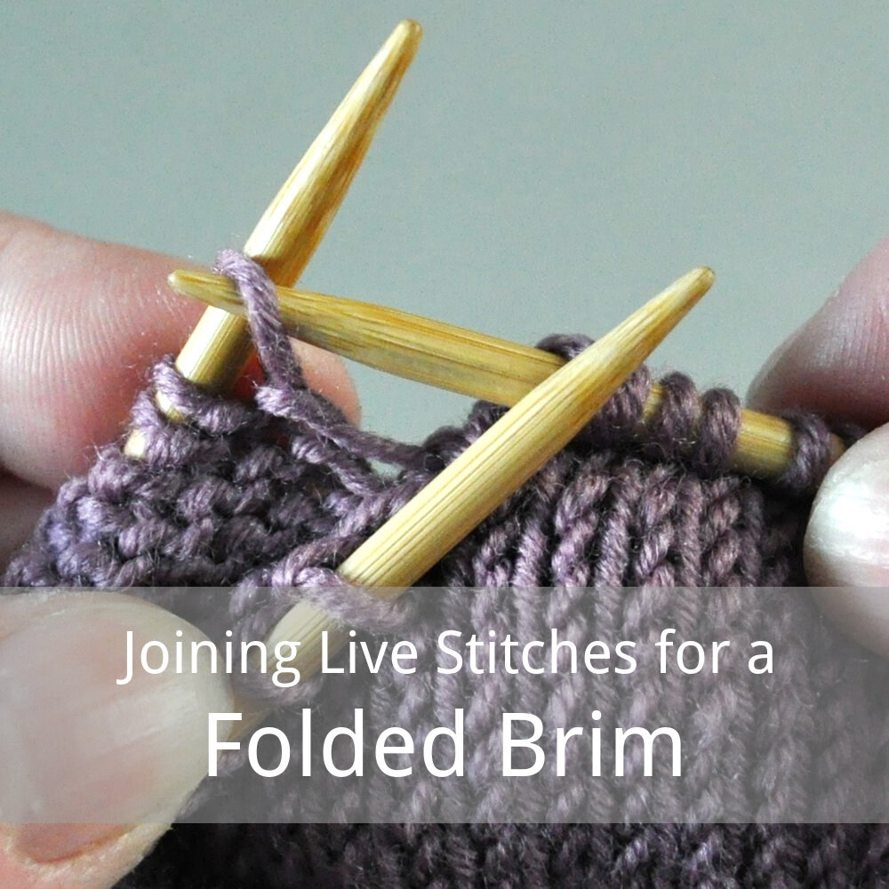 how to join 2 sets of live stitches into one