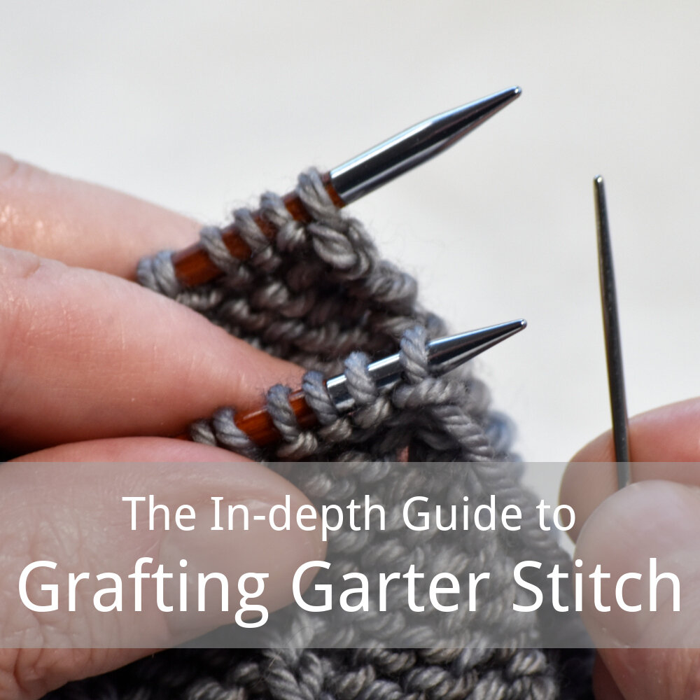 free extended tutorial for grafting garter stitch
