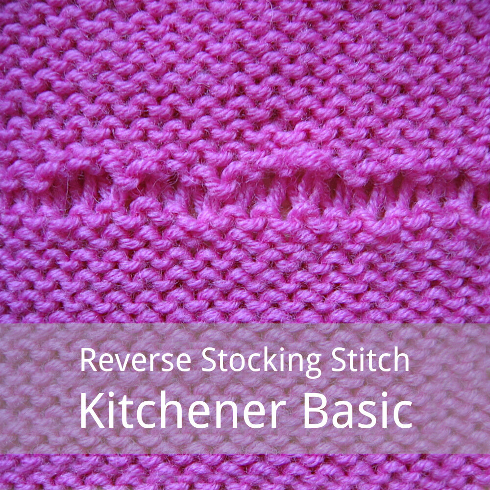 Kitchener Basic - Reverse Stocking Stitch