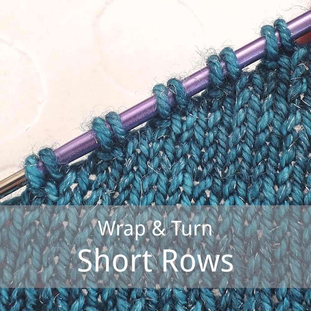 free tutorial for wrap and turn short rows