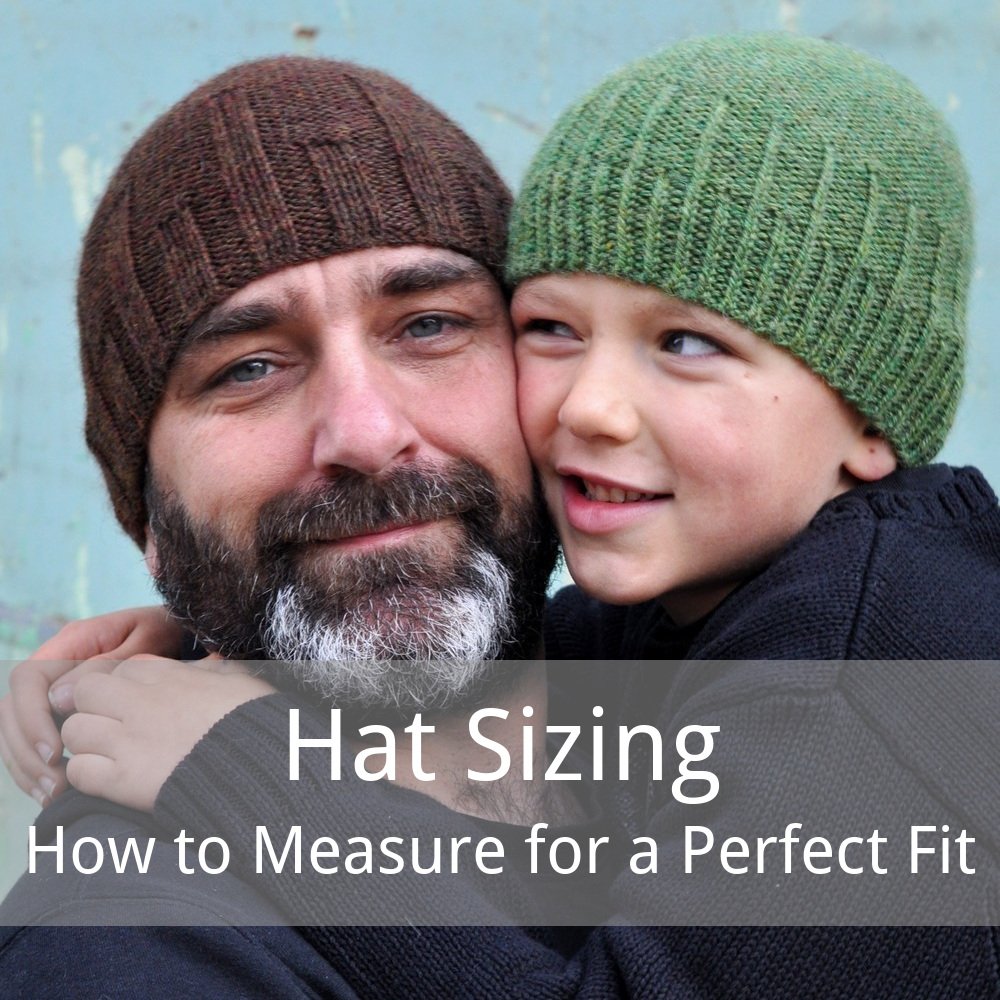 a guide to measuring and choosing the right size for a hand-knit Hat