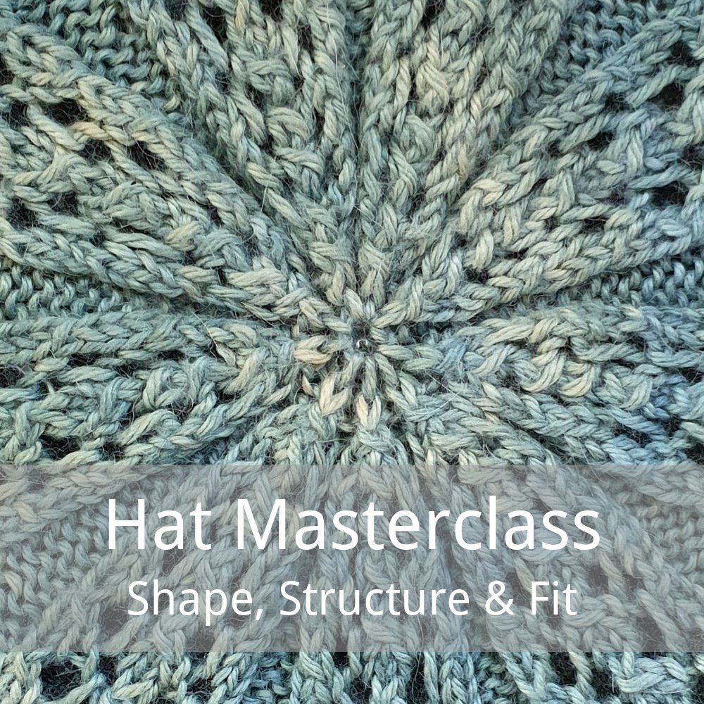 free tutorial outlining key hand knitted Hat structures and design