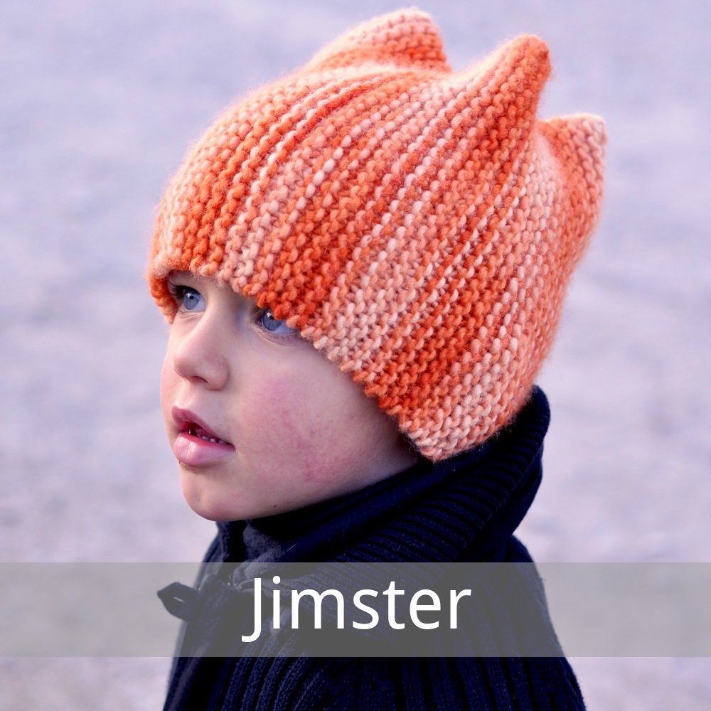 free knitting pattern for the sideways knit Jimster Hat