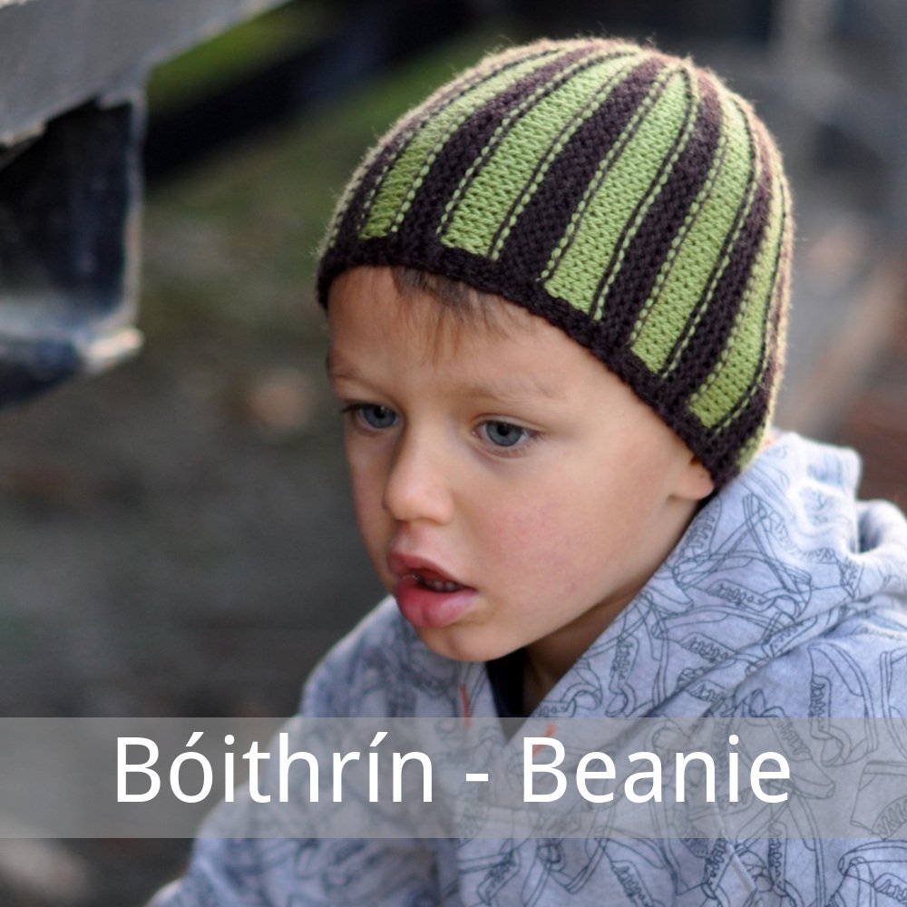 free beanie hand knitting pattern