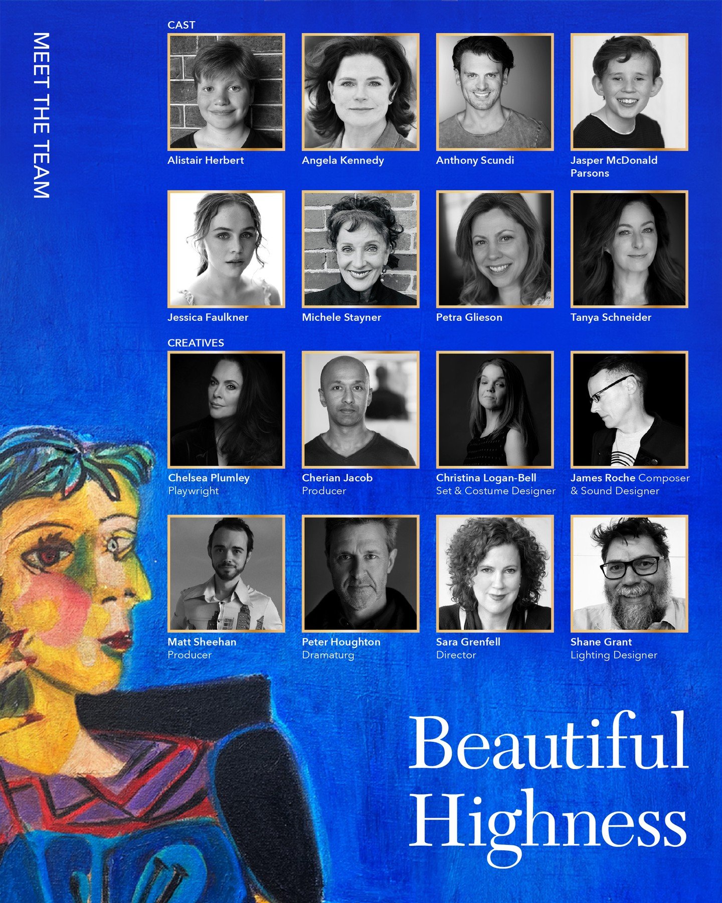 An exceptional set of talent, who will be bringing this important and timely piece to life ! @chelsea.plumley