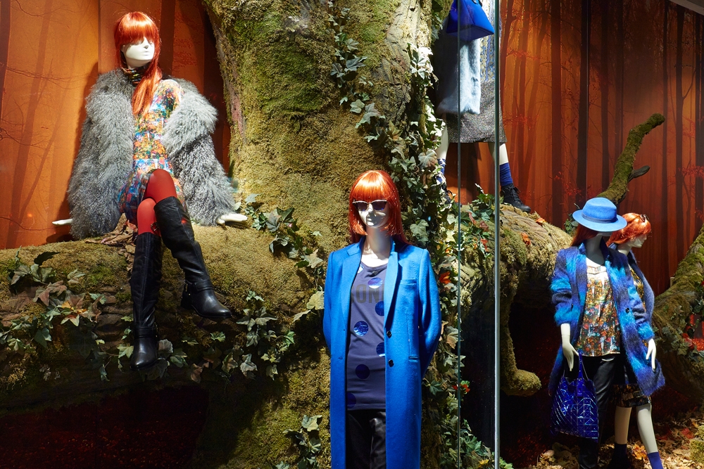 Props & Sculpts, Fenwicks, Autumn Window Displays, Fenwick Bond Street, Retail Design, VM, Visual Merchandising