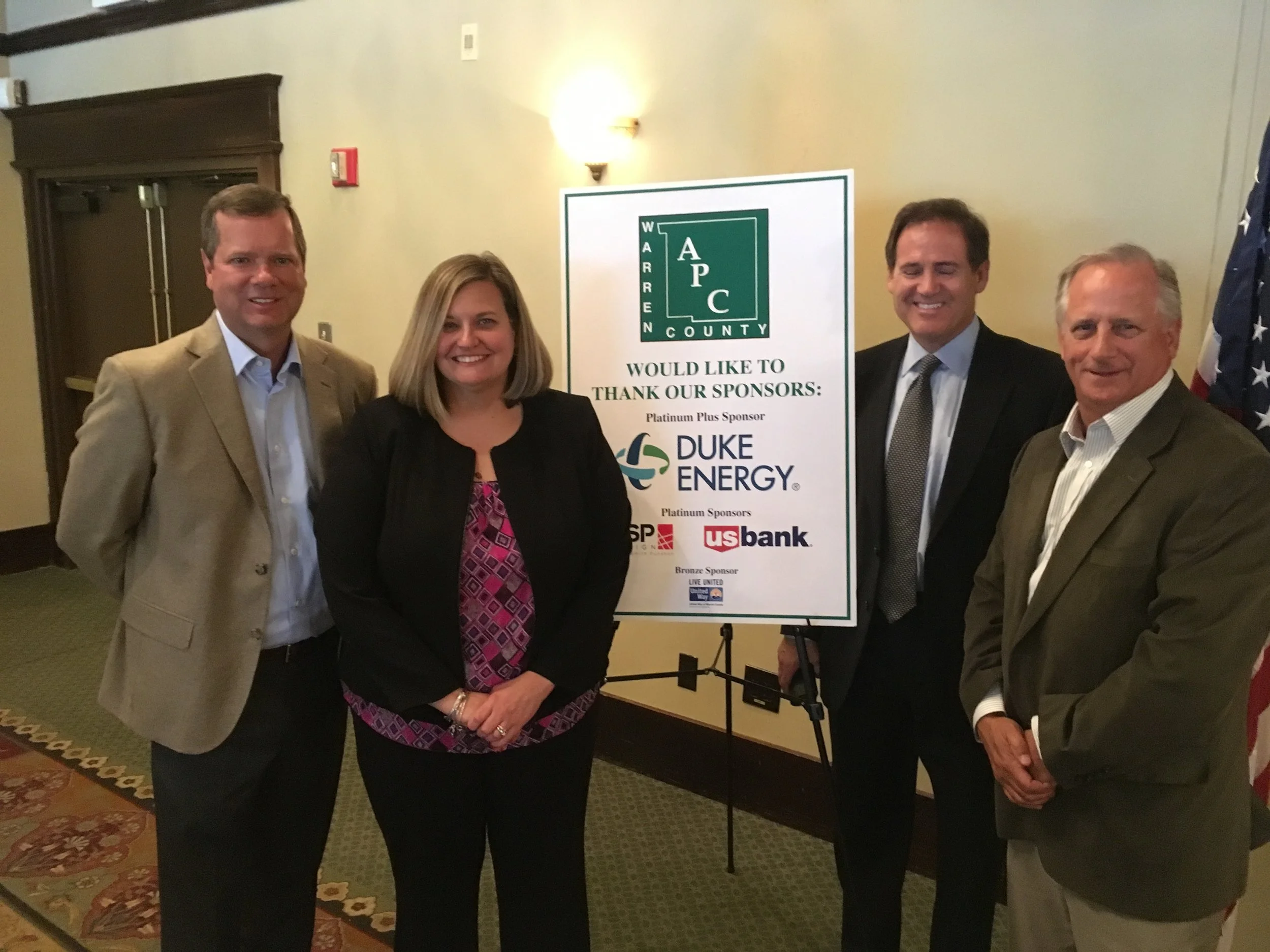 Pictured Commissioners Dave Young, Shannon Jones and Tom Grossmann and APC President Steve Roat