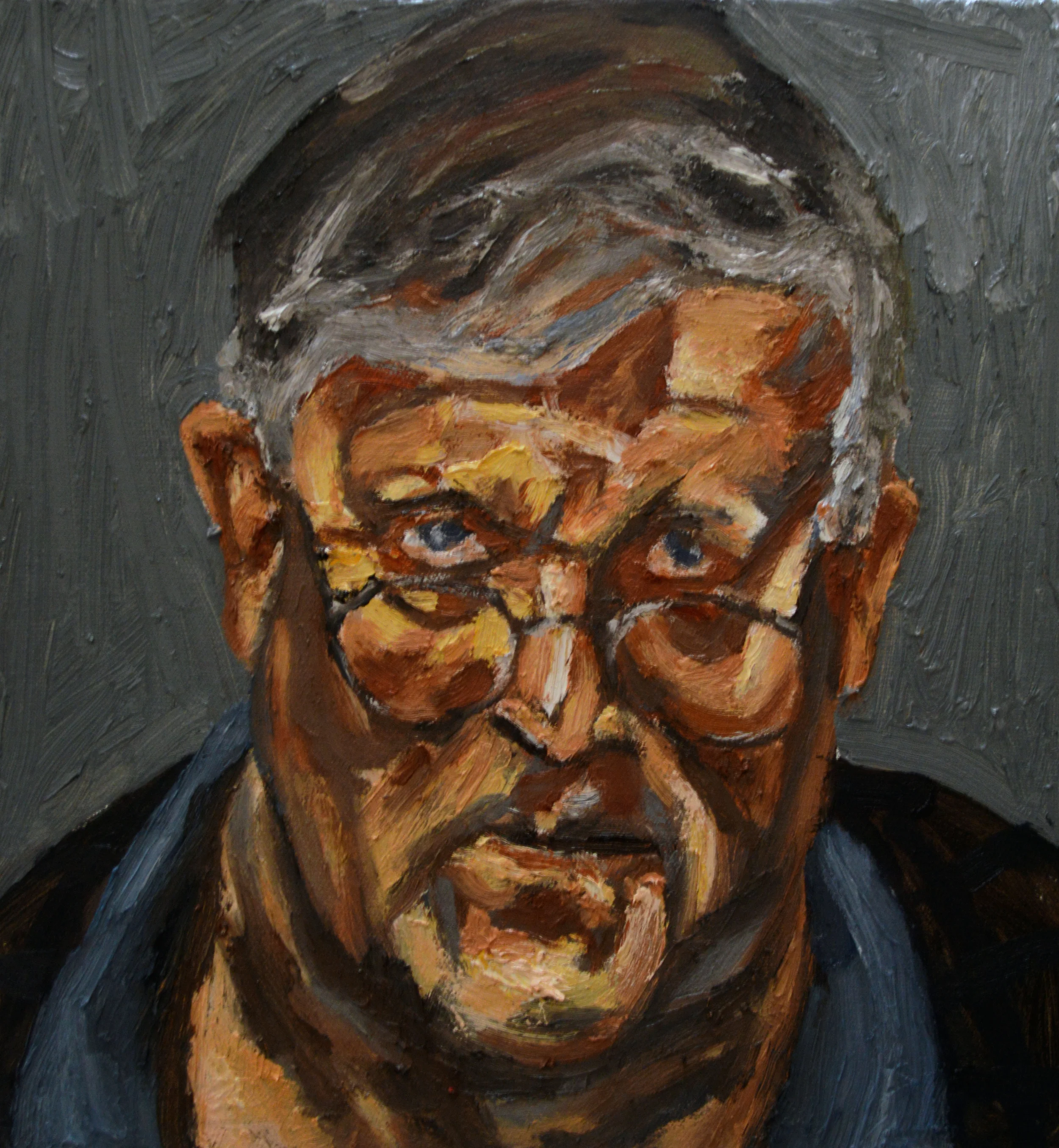 Sir David Hockney (After Freud)