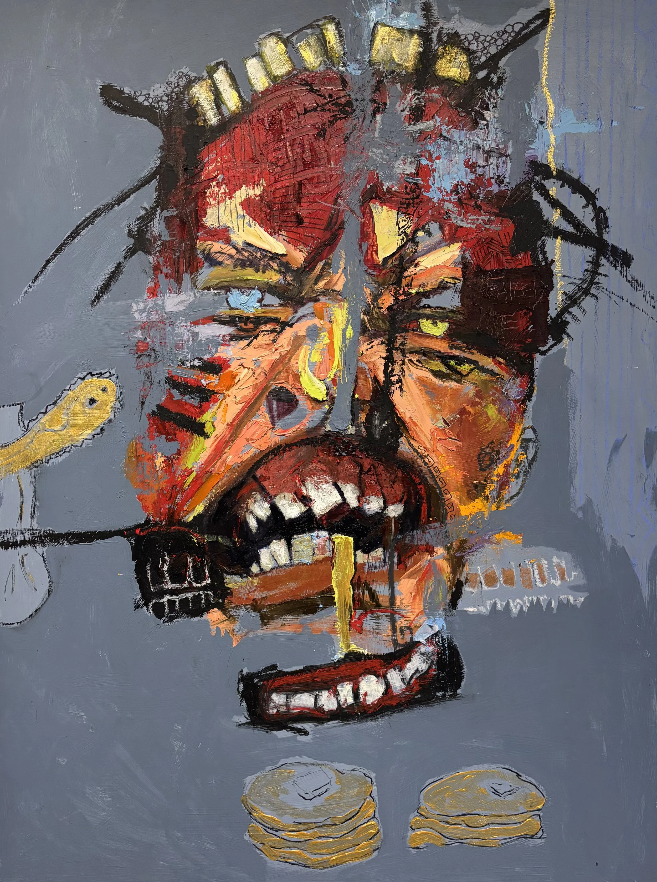  40” x 30”  Mixed Media on Panel, 2023  PRIVATE COLLECTION 