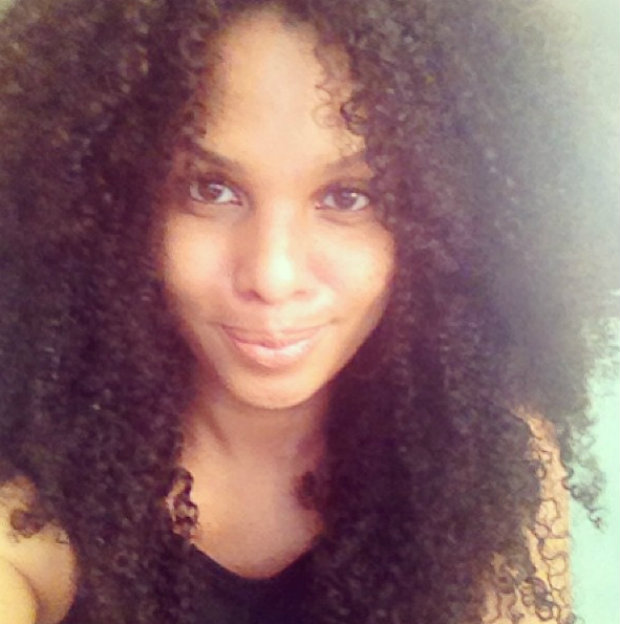 Ericka is wearing Indique's Organic Curl